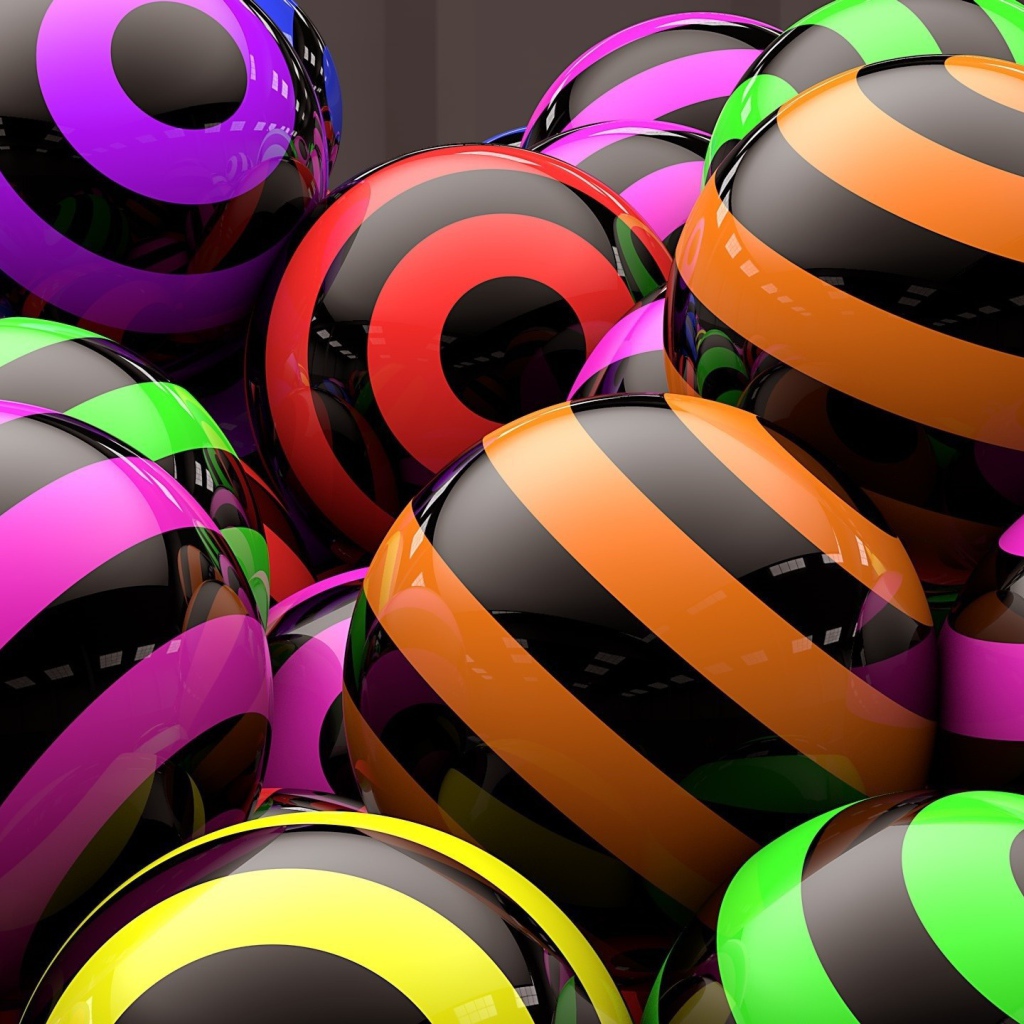 Striped balls