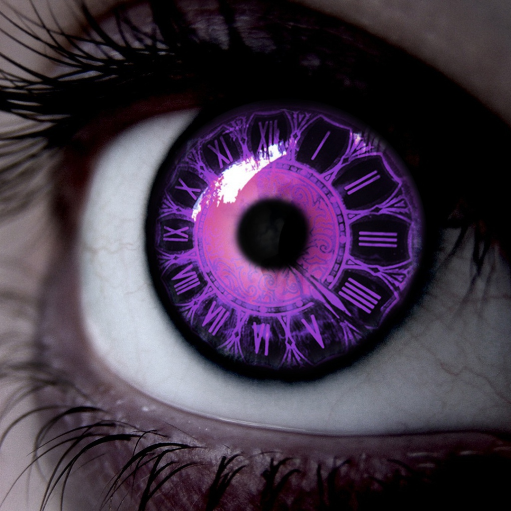 Глаз циферблат часов