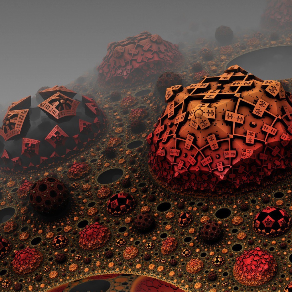 Фантастическая планета абстракция