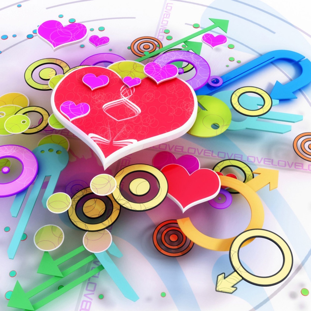 Сердечки и знаки