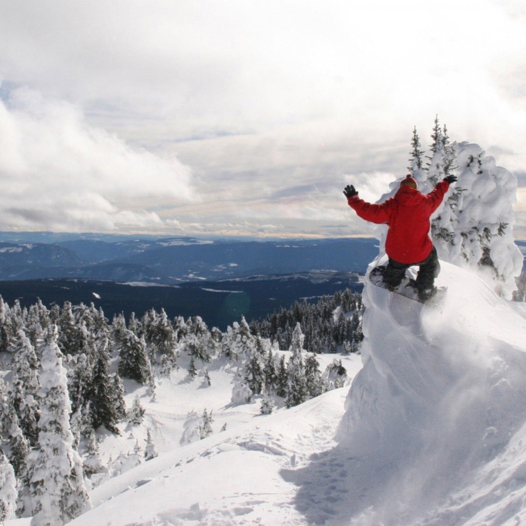 Сноубординг в горах