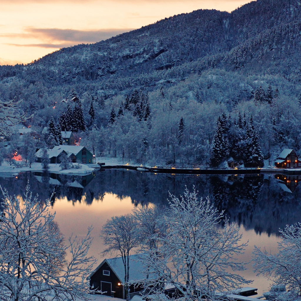 Норвегия зимой