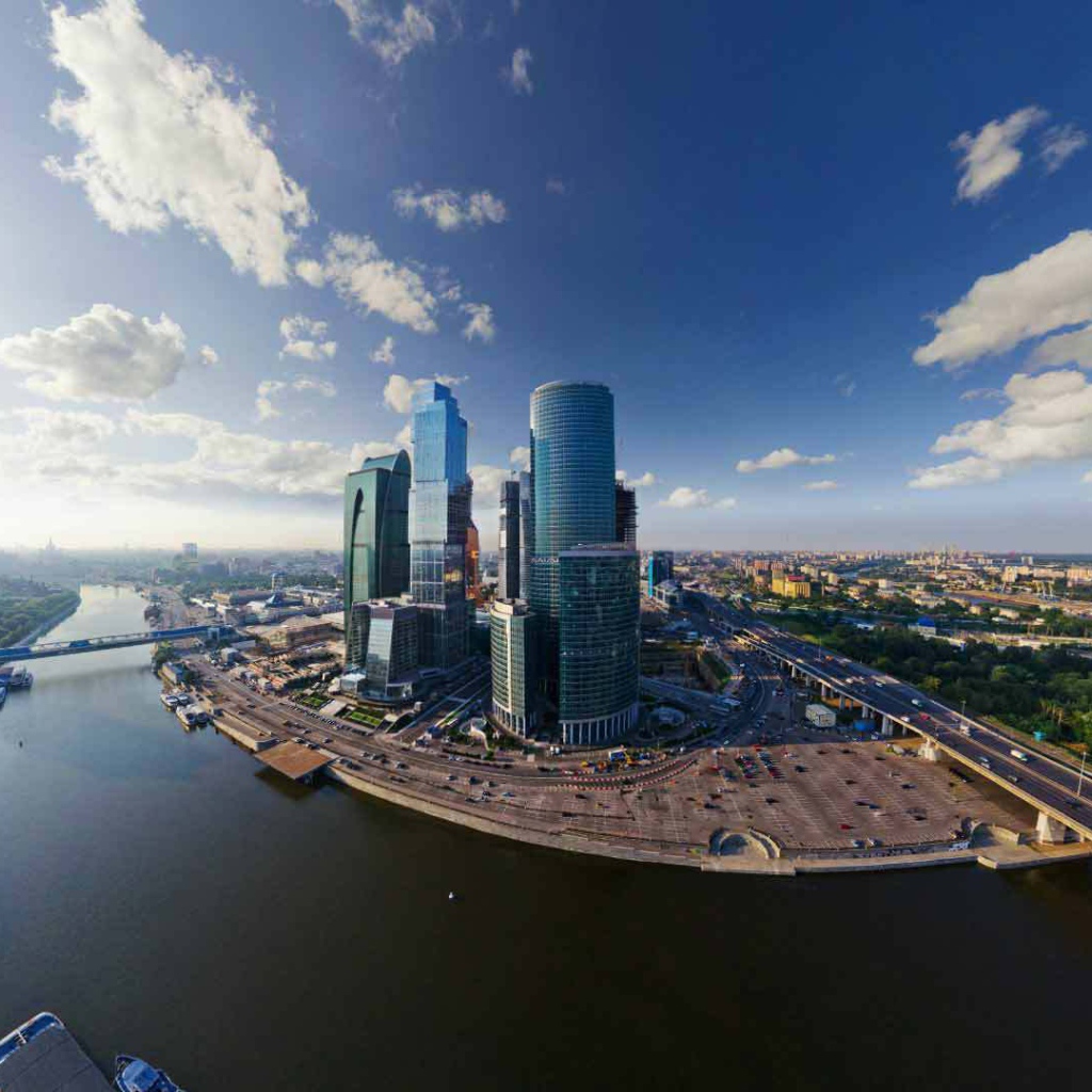 Удивительный вид на Москву
