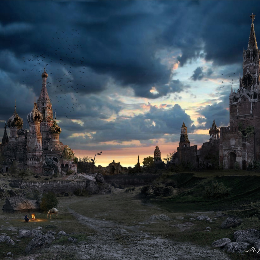  Апокалиптический закат в Москве