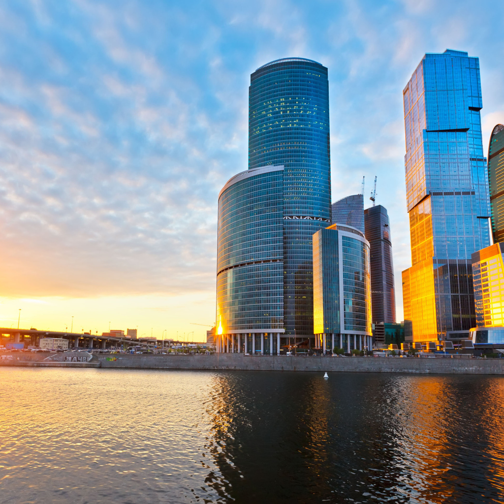 Москва на закате