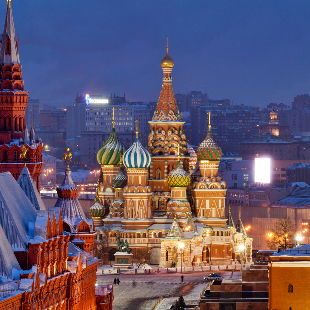 Москва в зимнее время