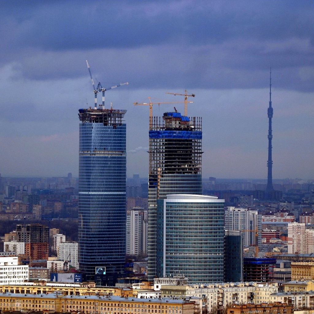 Москва строитса все время