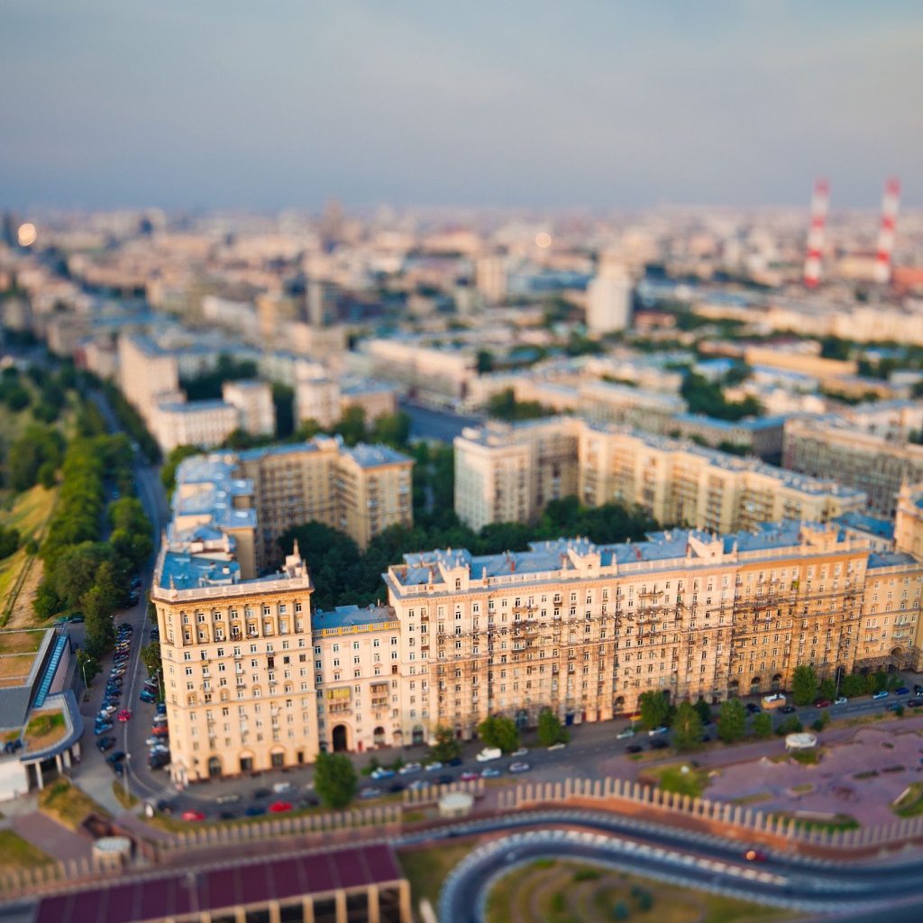 The Buildings in the moscow