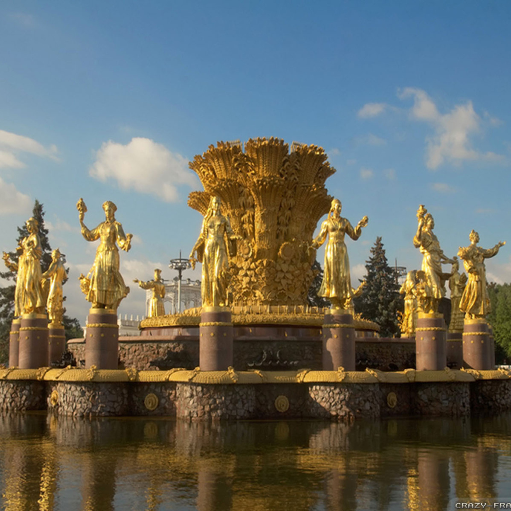 Золотой фонтан в Москве