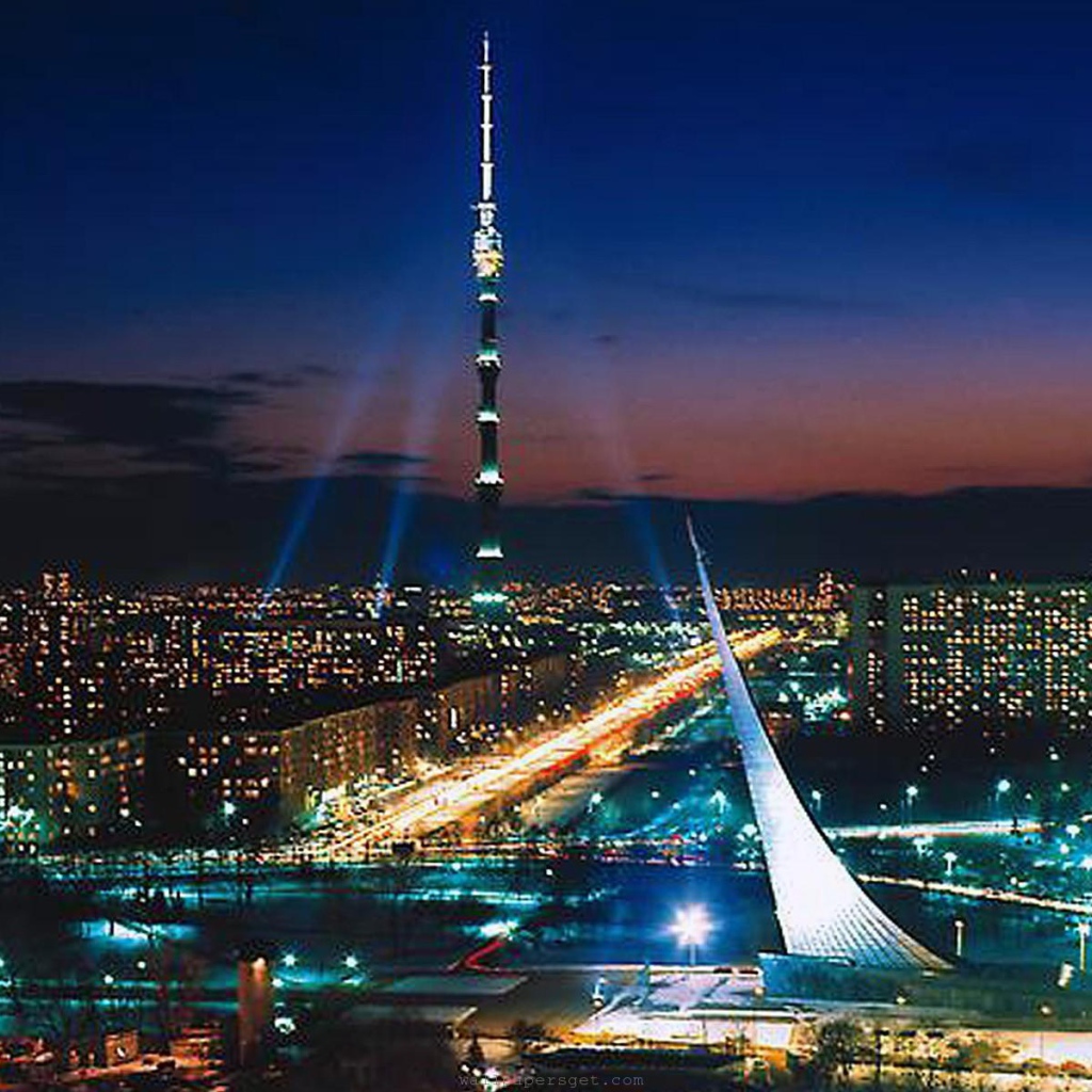 Картина города Москвы