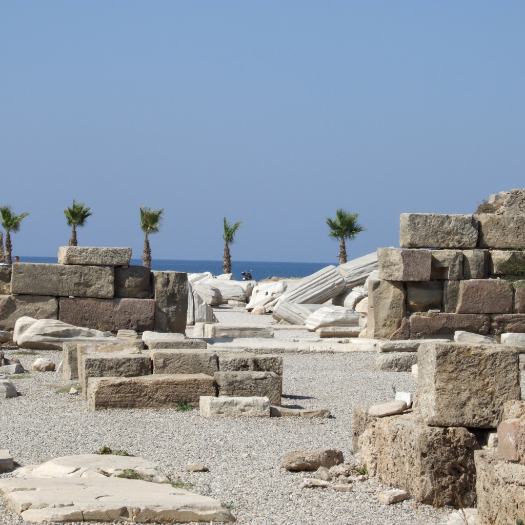 Древние руины Агора Турция