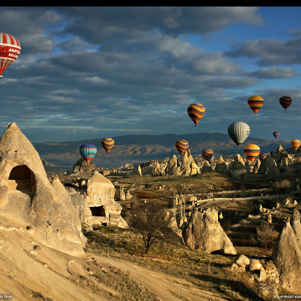 Волшебные дымоходы Турции и воздушные шары