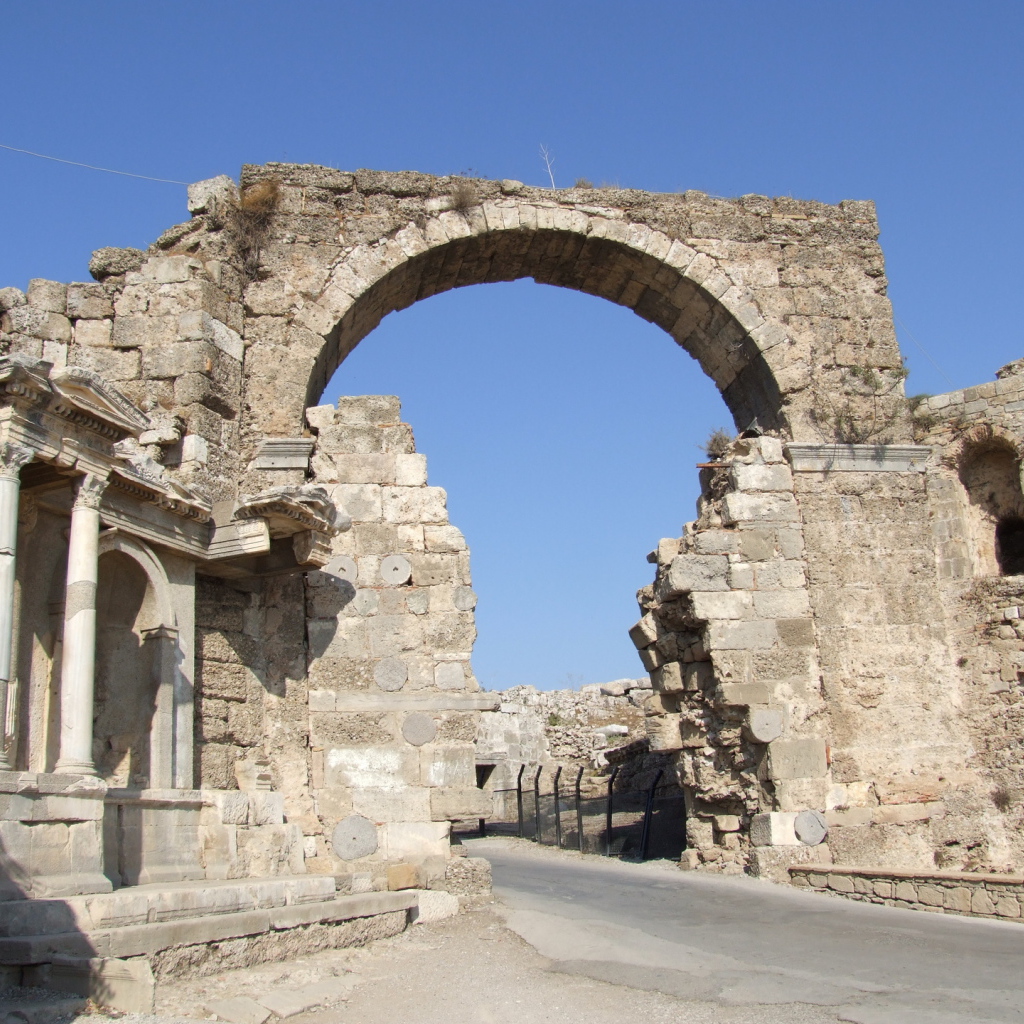 The Ancient city in  the Agora Turkey