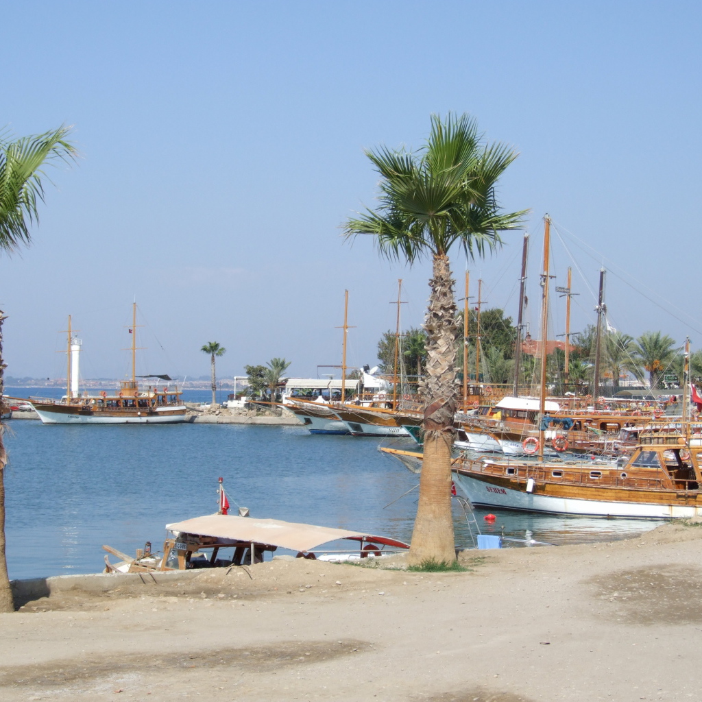 The boat station Agora Turkey