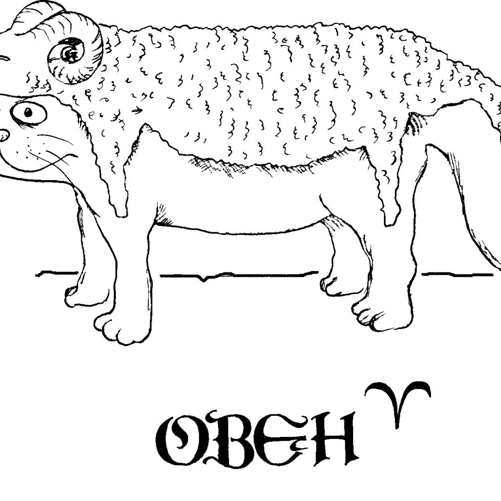 Овен, смешная картинка