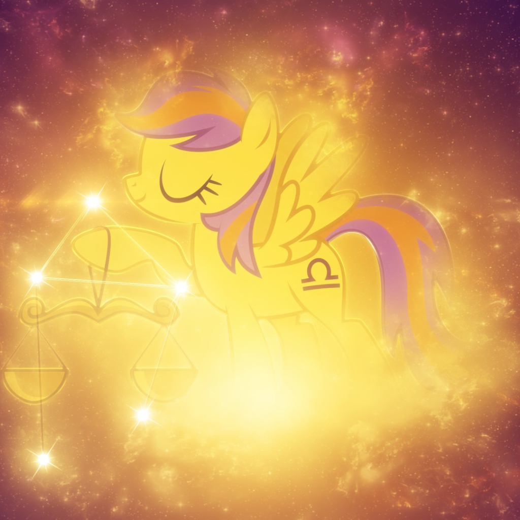 Красивый детский рисунок, весы