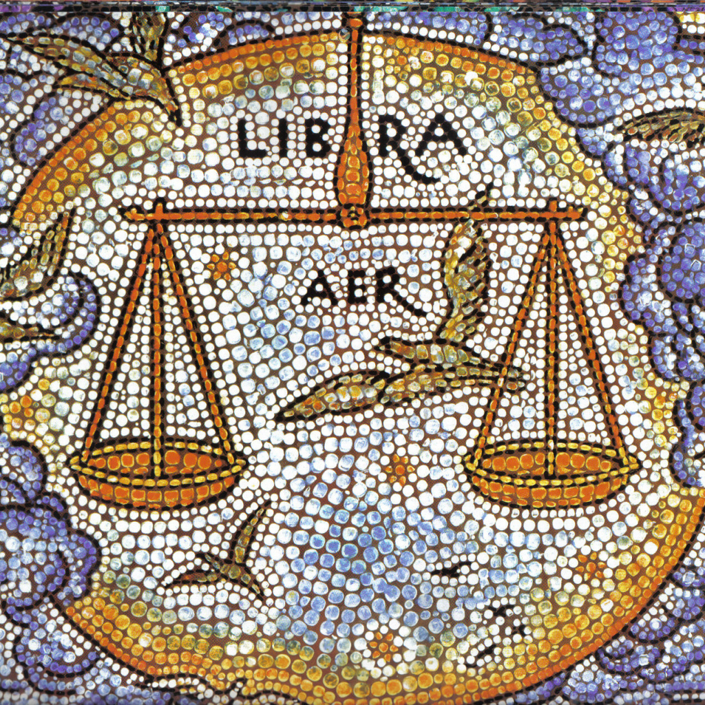 Весы, мозаика