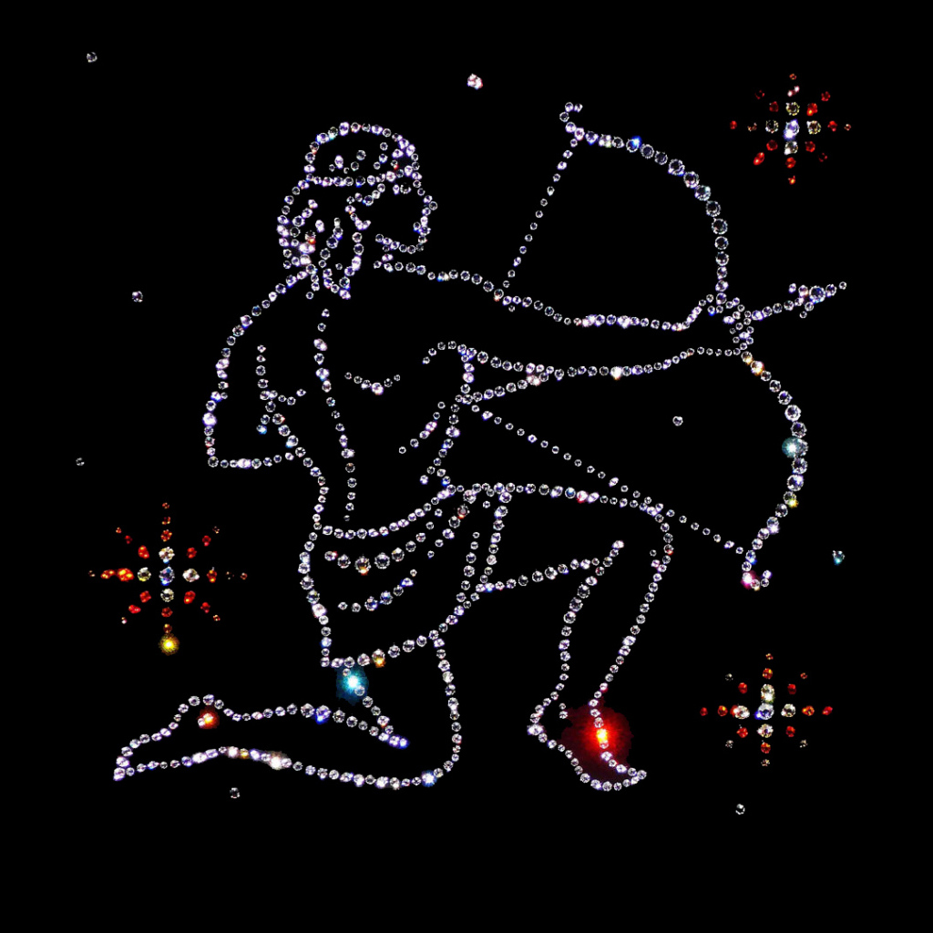 Стрелец из драгоценных камней