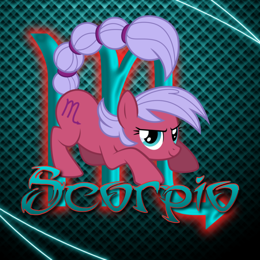 Скорпион, детский рисунок