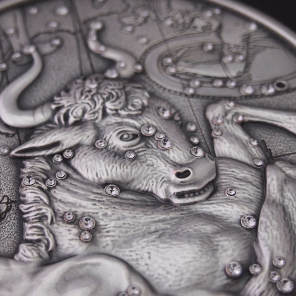 Телец на монете