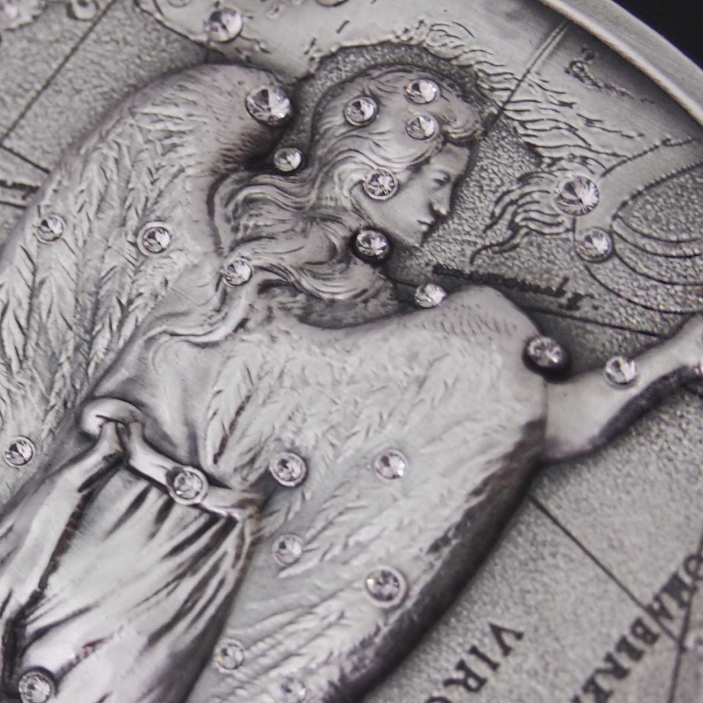 Дева на монете