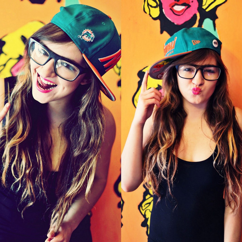 Молодая девушка, swag