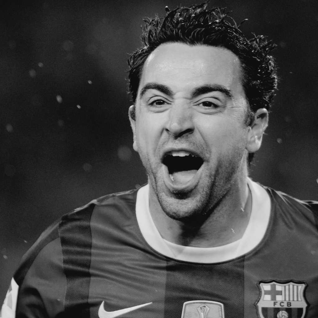 Барселона Хави Эрнандес в темных тонах