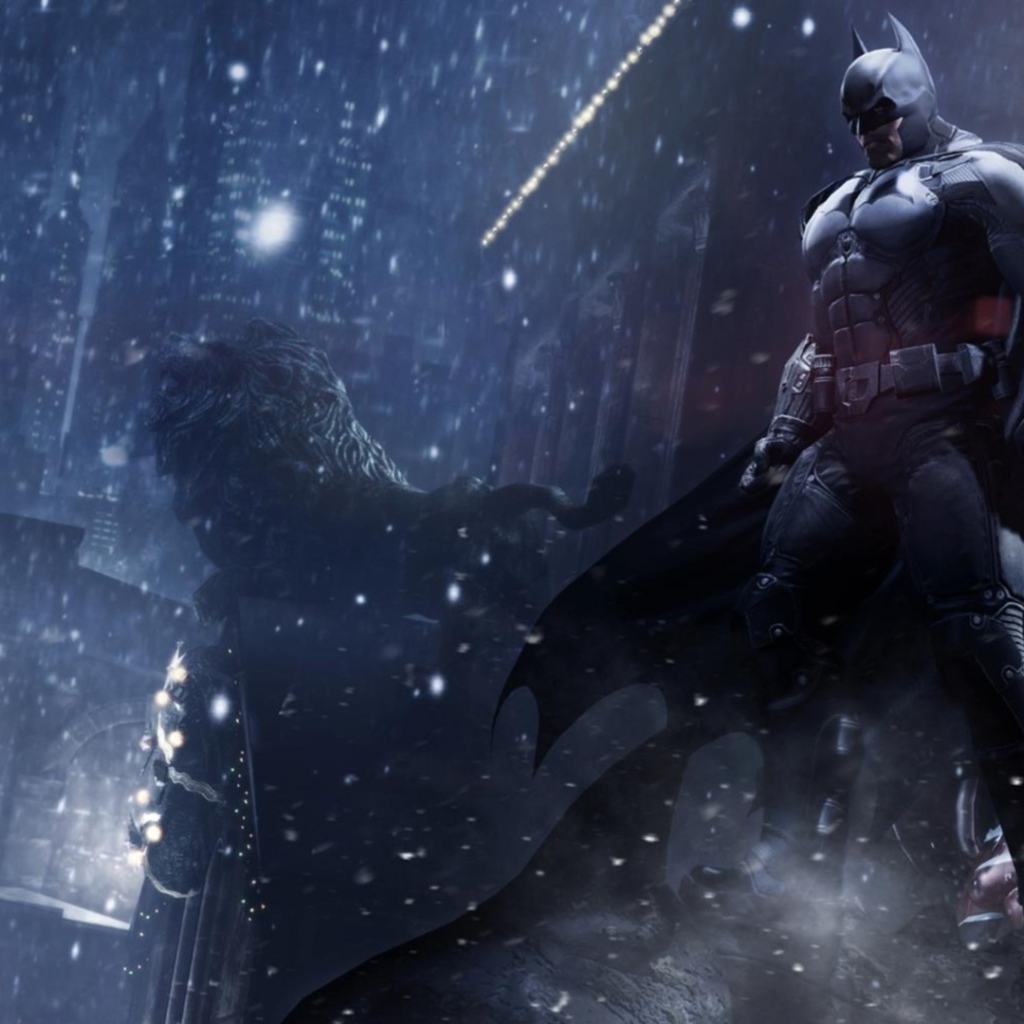 Batman: Arkham Origins Бэтмен на крыше