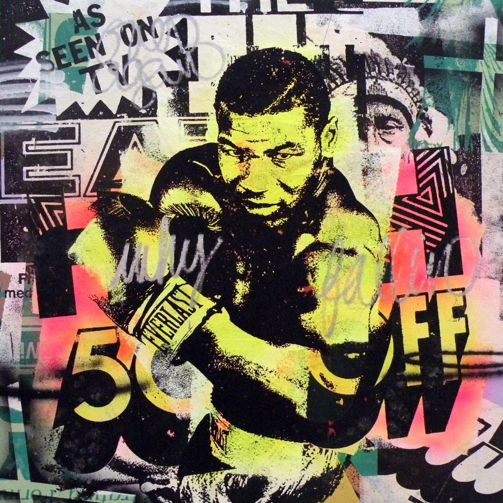 Боксер Майк Тайсон граффити