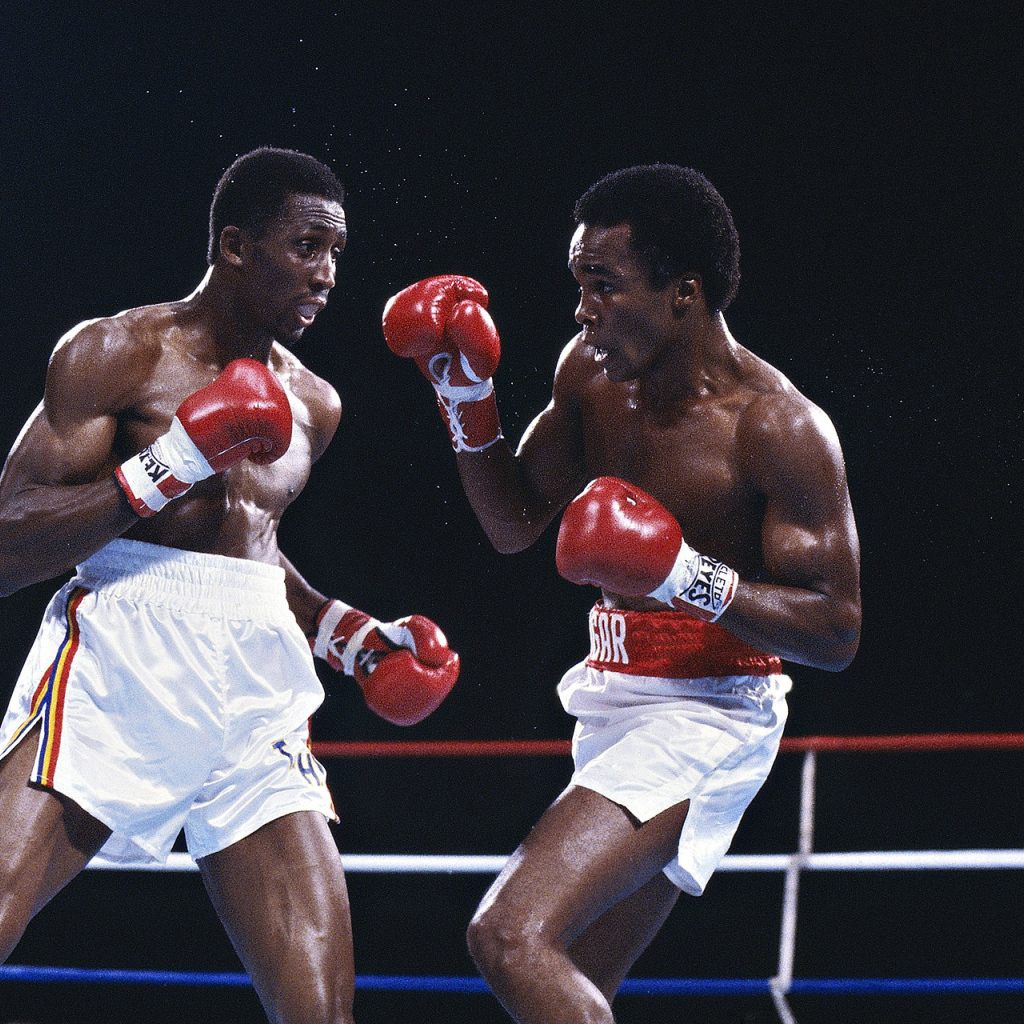 Боксер Томас Хернс на ринге