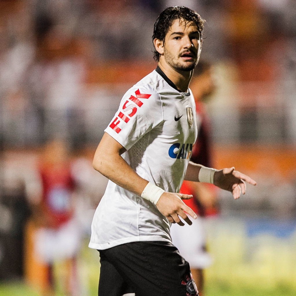 Corinthians Alexandre Pato on the football field