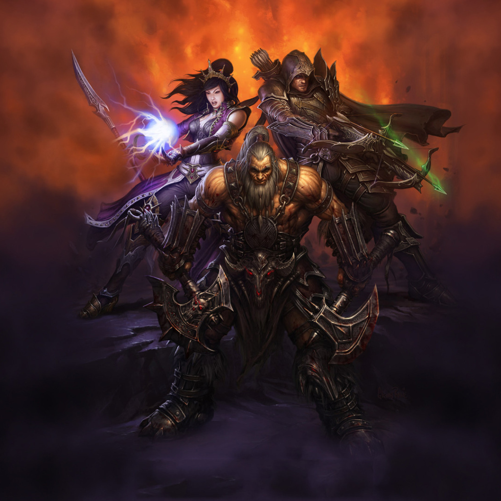 Diablo III: варвар маг и убийца