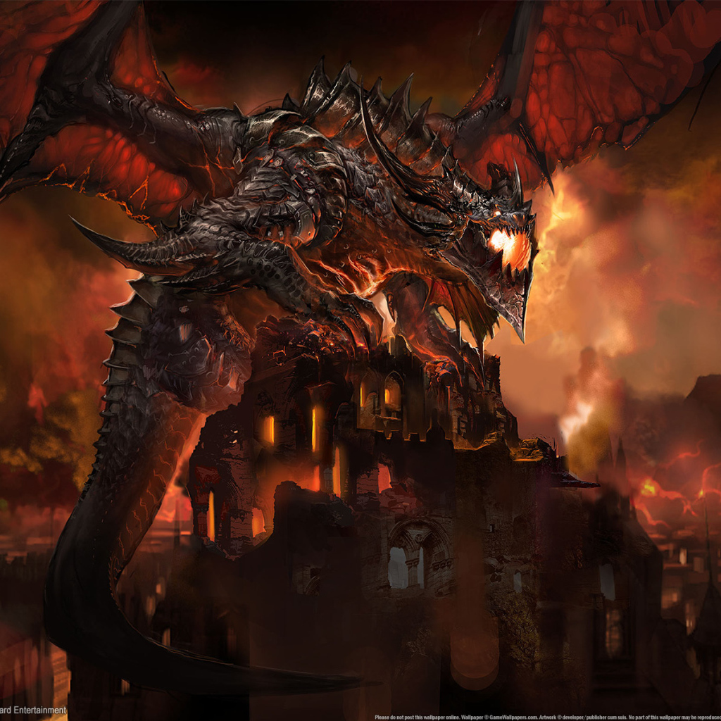  Diablo III: большой дракон