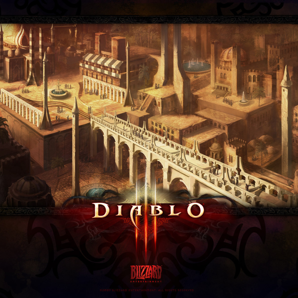 Diablo III: вид на город