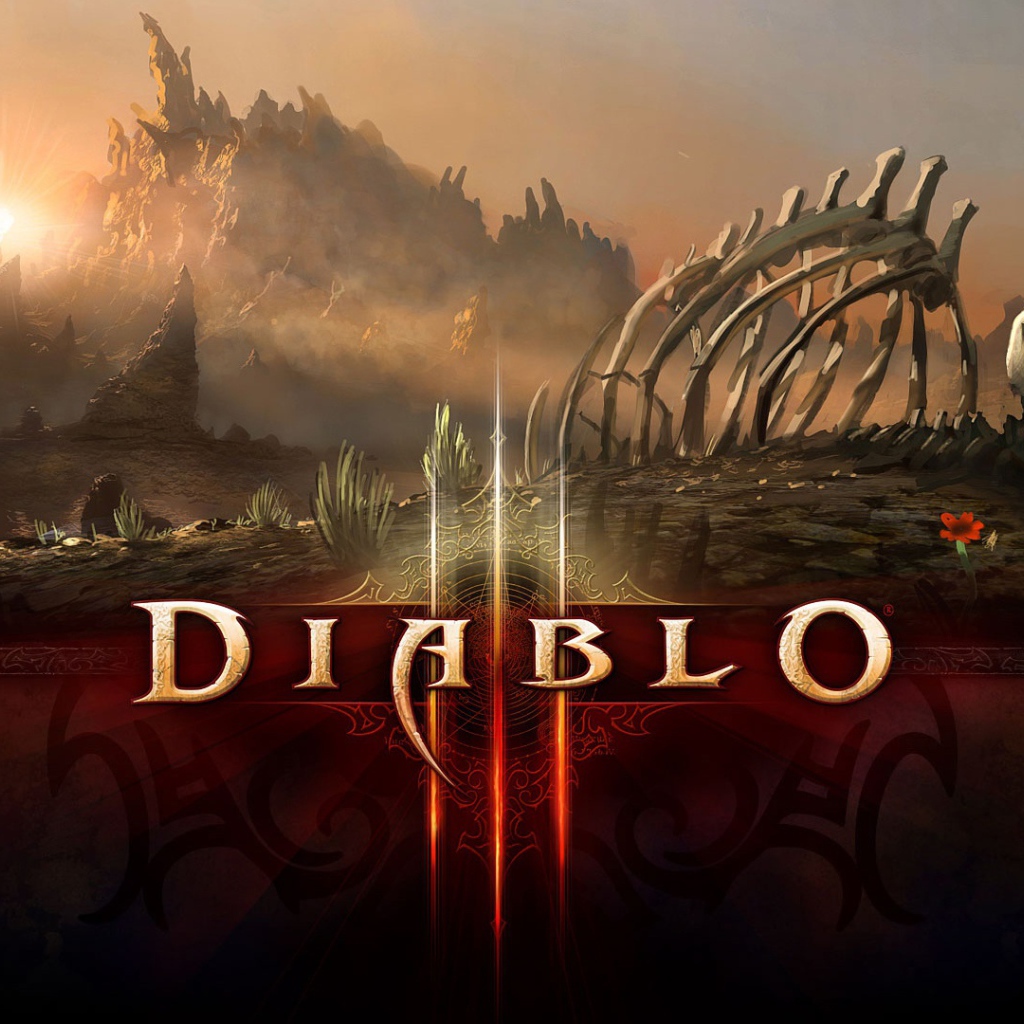  Diablo III: скелет дракона