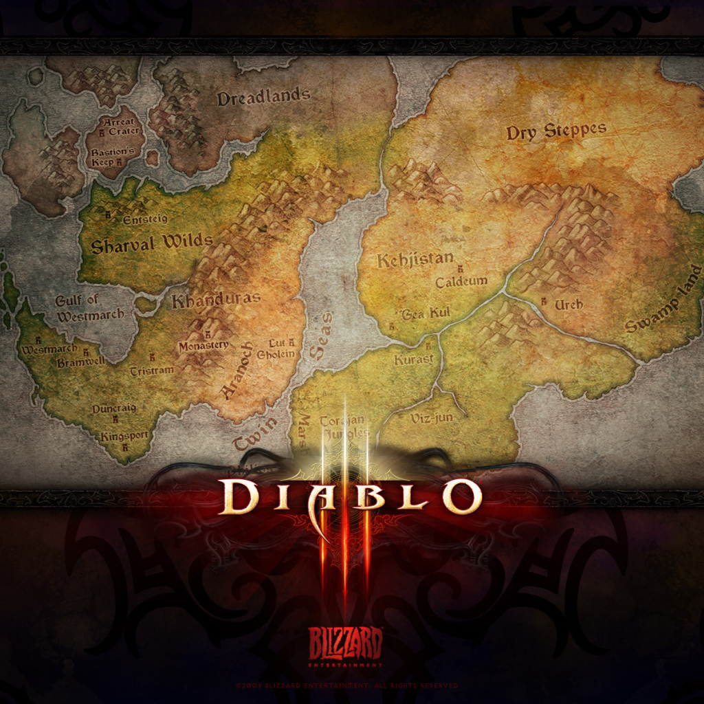  Diablo III: карта мира