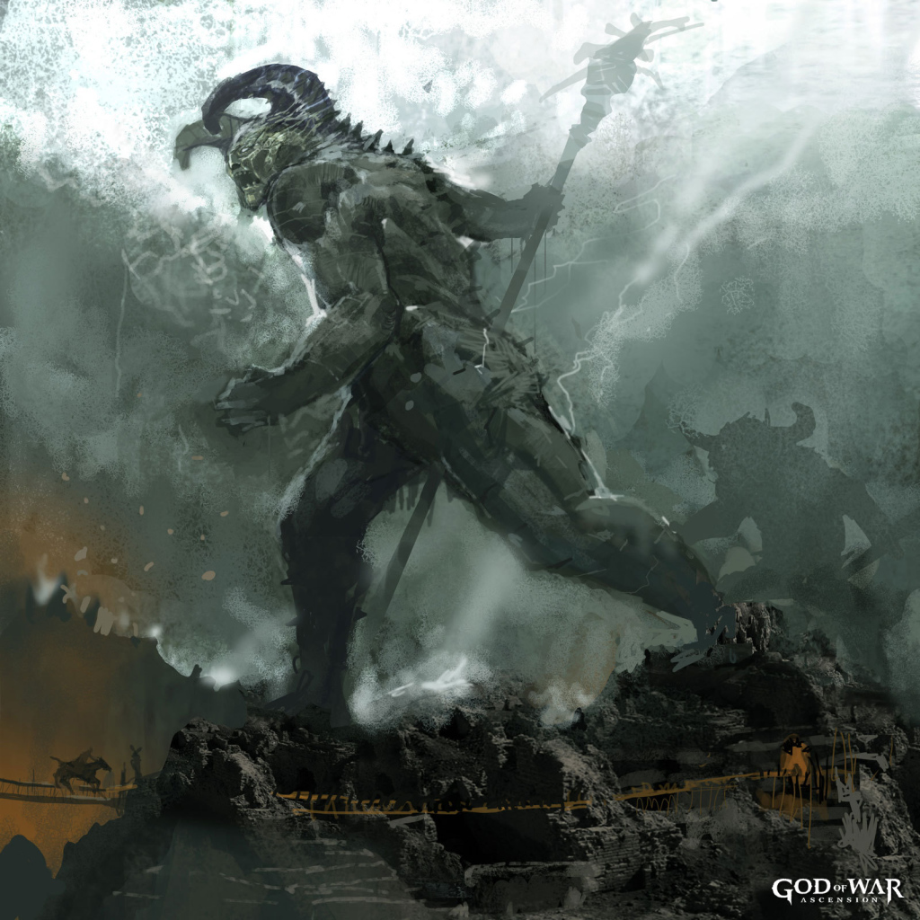 God of War: Ascension: огромное чудовище