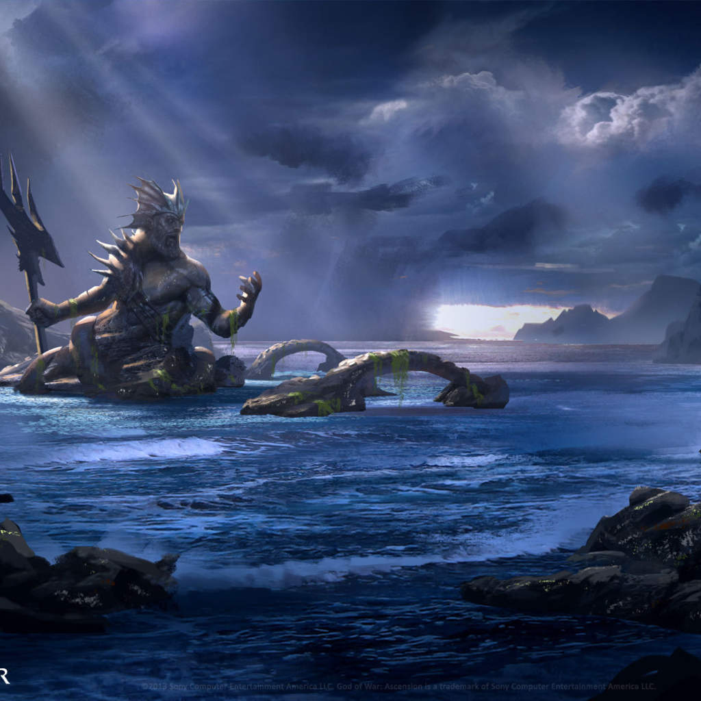 God of War: Ascension: морское чудовище