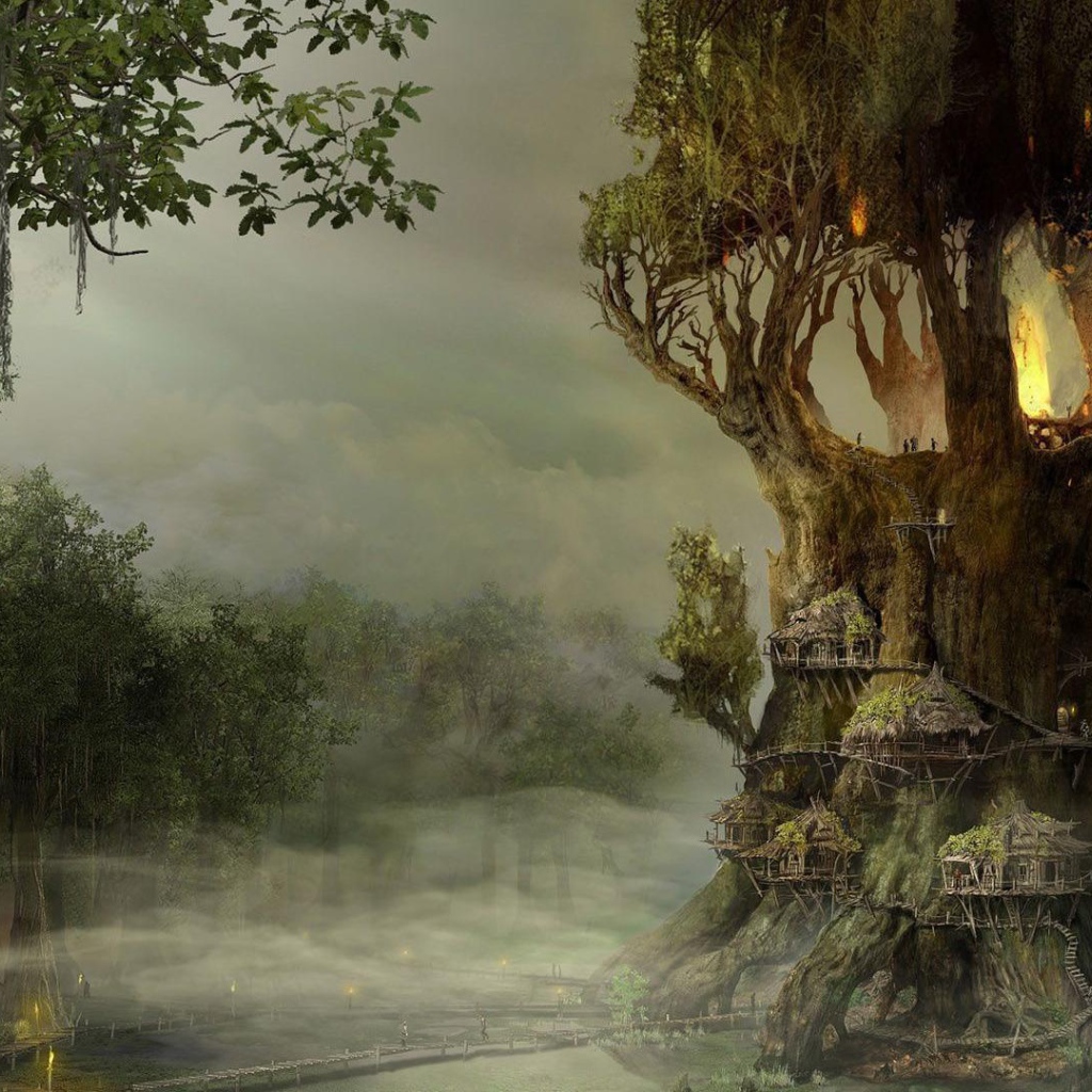 God of War: Ascension: дом на дереве