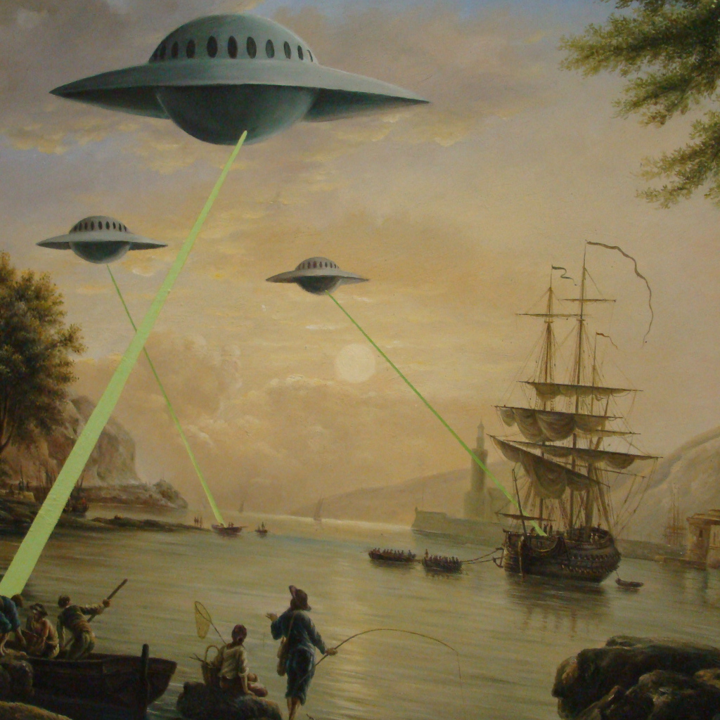 Граффити НЛО в далёком прошлом