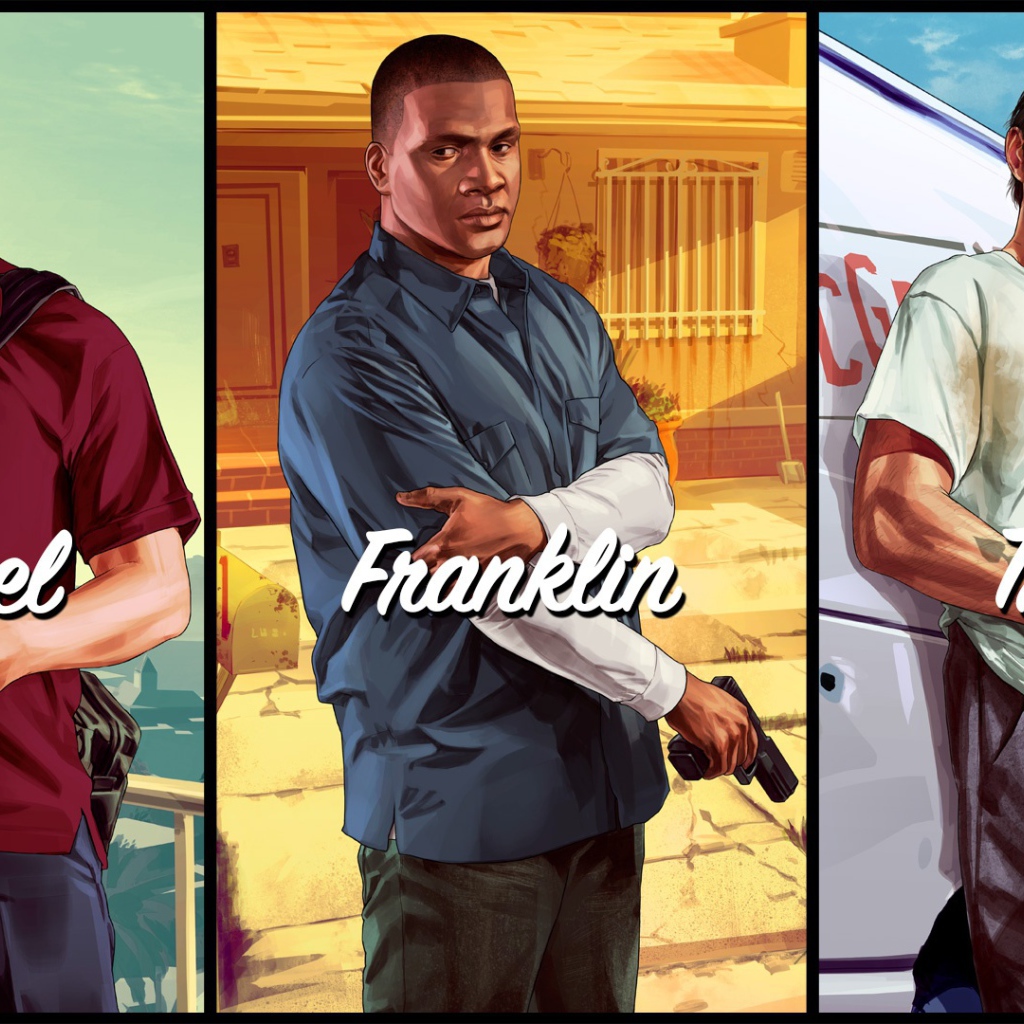 Grand theft auto V all the heroes