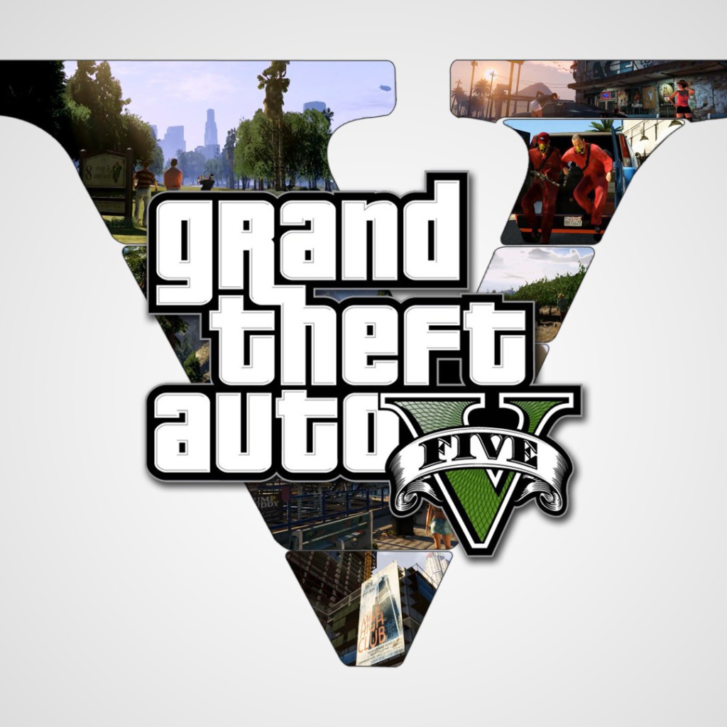 Grand Theft Auto V в белом