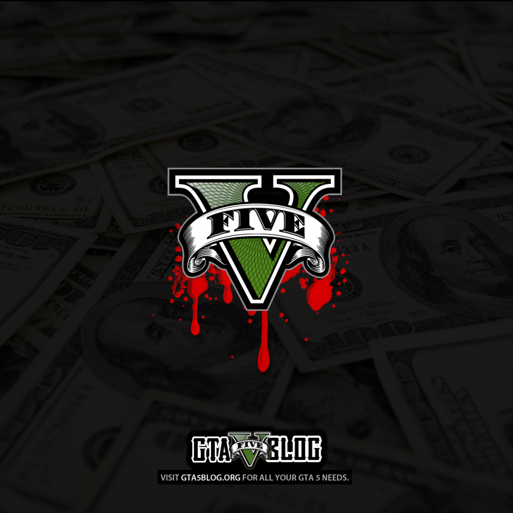 Grand Theft Auto V обои кровь