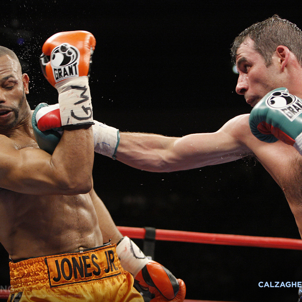 Джо Кальзаге сокрушительный удар