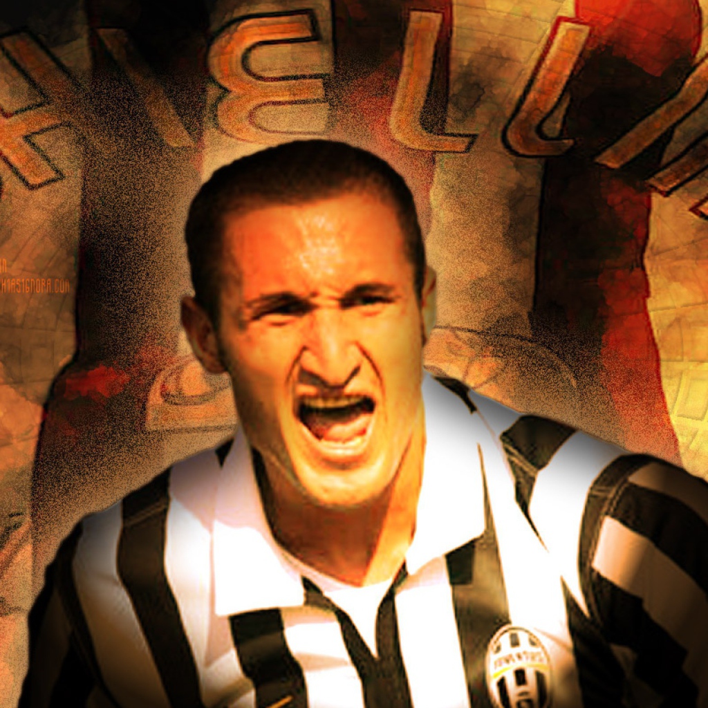 Ювентус Джорджо Кьеллини в огне