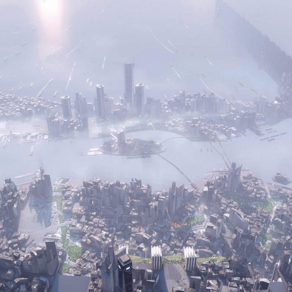 Killzone: Shadow Fall: далеко, город