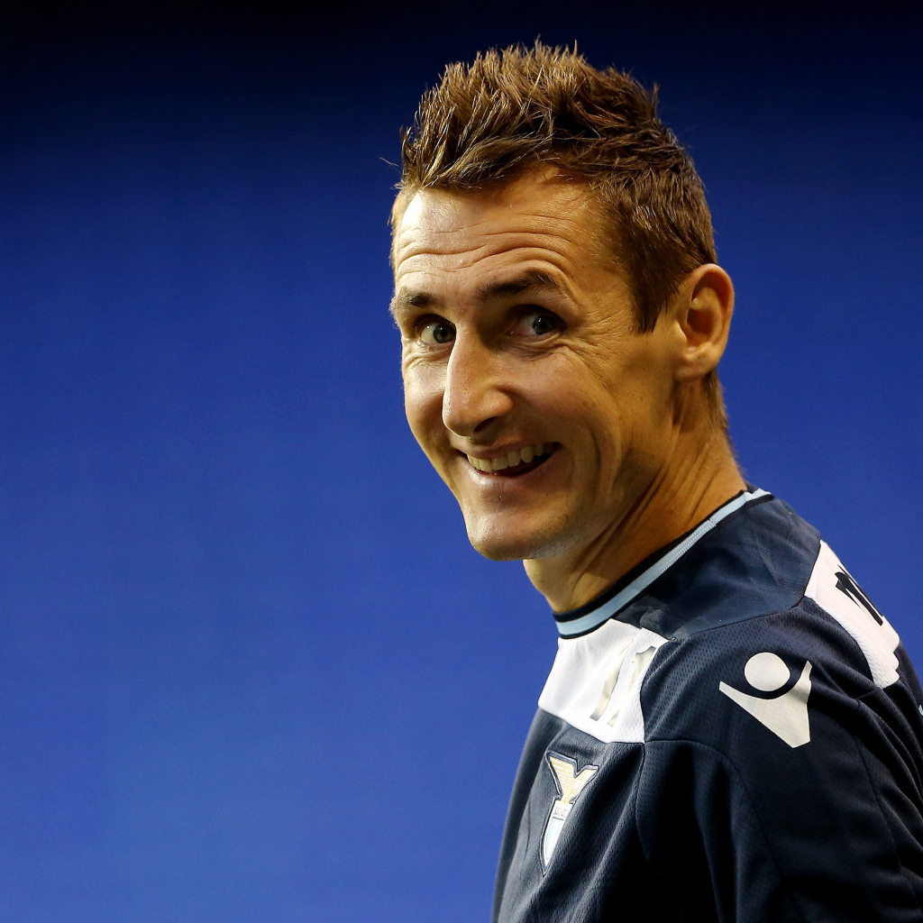 Лацио Мирослав Клозе крупным планом