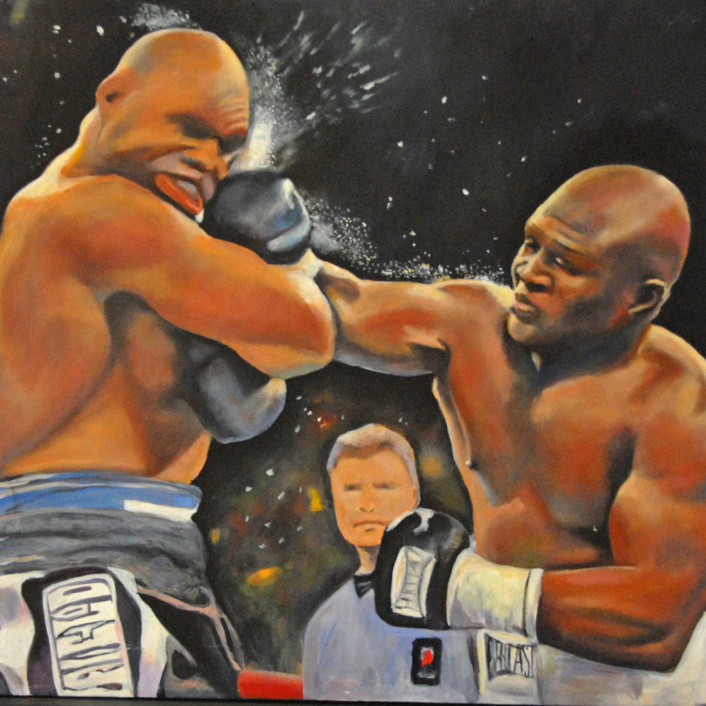 Легендарный боксер Джеймс Тони картина