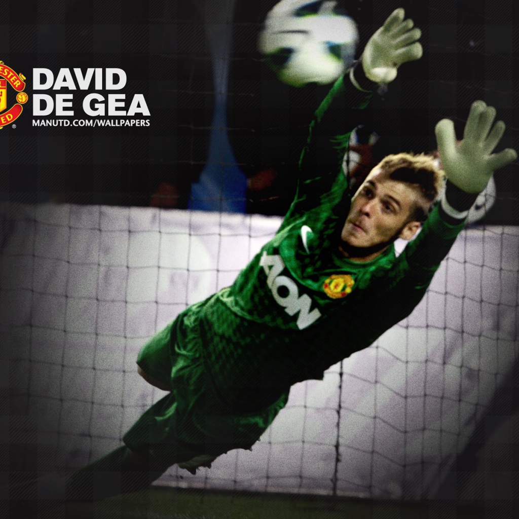 Манчестер Юнайтед Давид Де Хеа ловит мяч