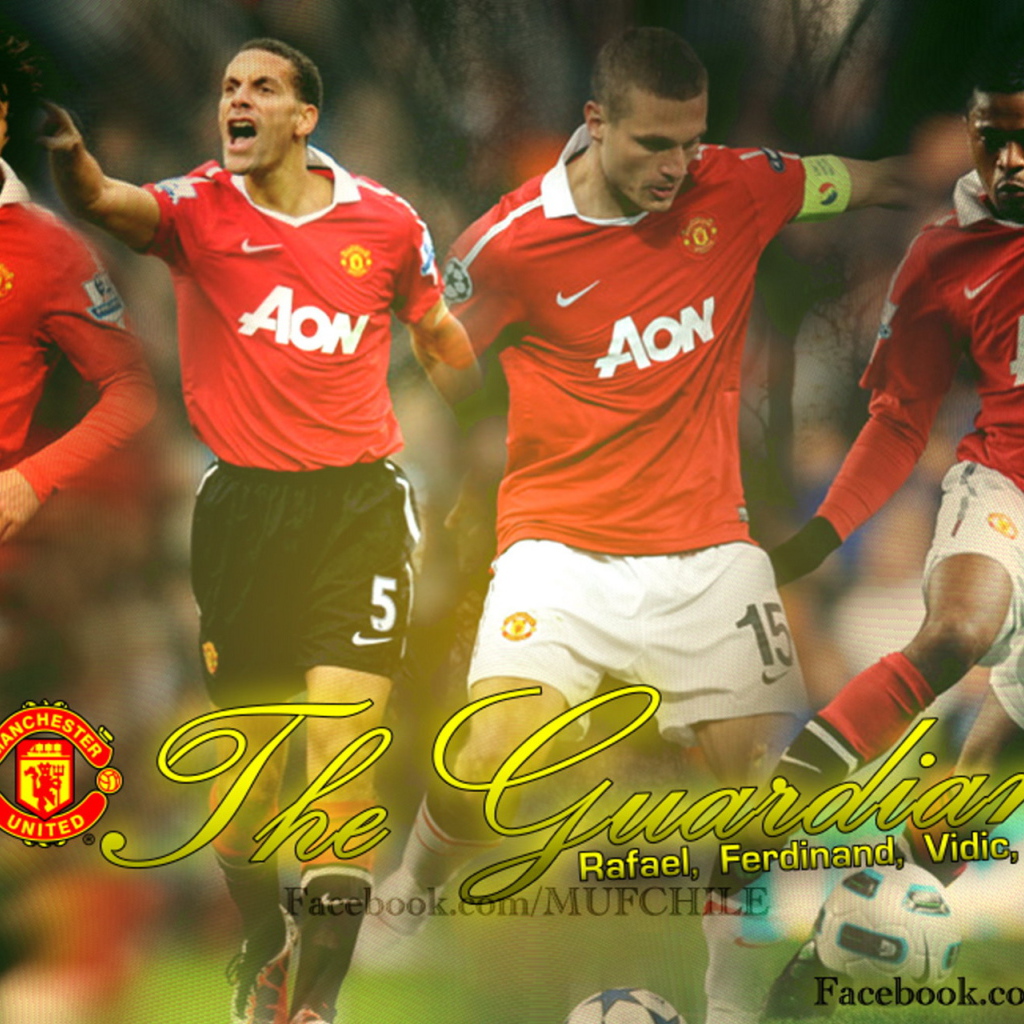 Манчестер Юнайтед Неманья Видич и другие защитники